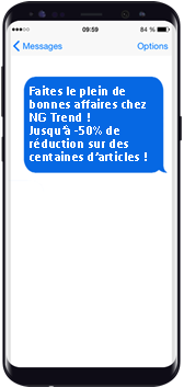 NG Trend SMS Bonnes Affaires