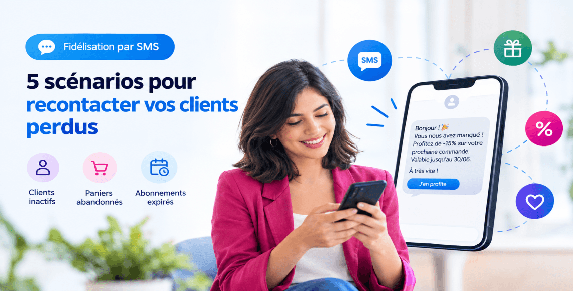 Fidélisation par SMS : 5 scénarios pour recontacter vos clients perdus