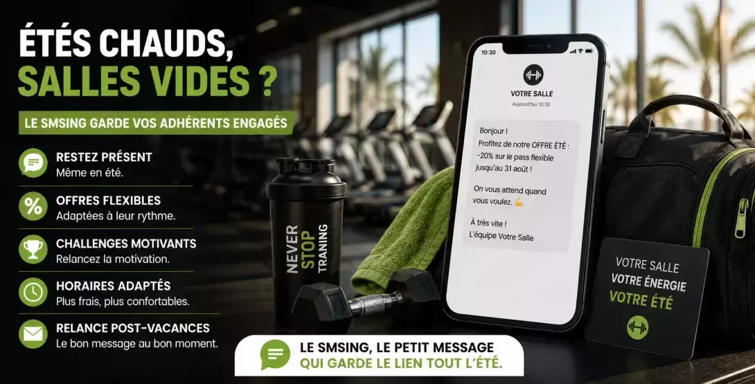 Comment le SMSing aide les salles de sport tunisiennes à garder leurs adhérents engagés
