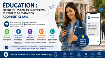 Éducation : pourquoi les écoles, universités et centres de formation adoptent le SMS