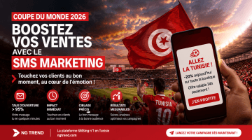 Coupe du Monde 2026 : Comment les entreprises tunisiennes peuvent booster leurs ventes grâce au SMS Marketing