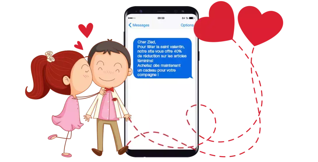 SMS Saint Valentin