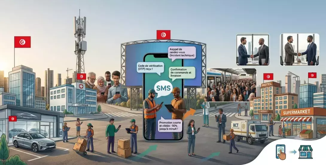 Pourquoi le SMS reste le canal marketing le plus direct en Tunisie