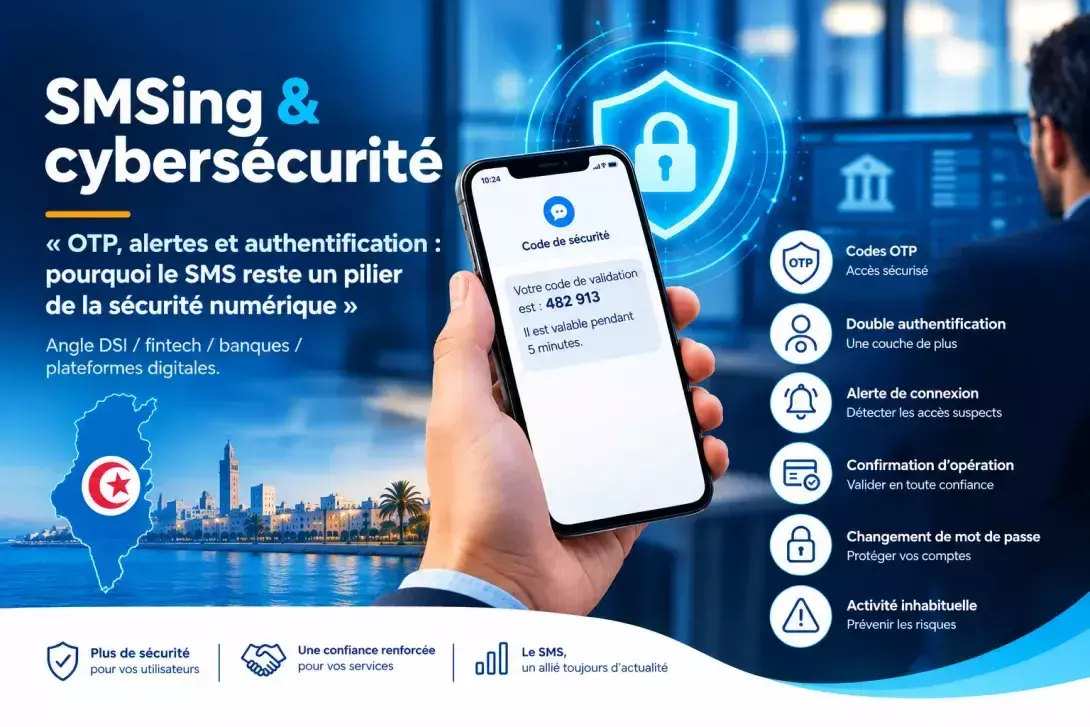 OTP, alertes et authentification : pourquoi le SMS reste un pilier de la sécurité numérique