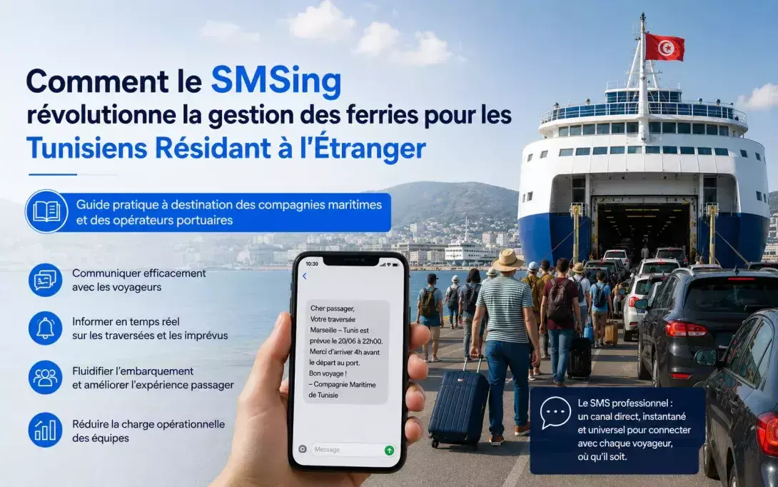 Comment le SMSing de NG Trend révolutionne la gestion des ferries pour les Tunisiens Résidant à l'Étranger