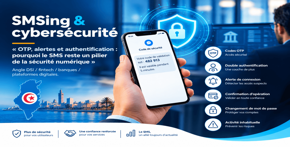 OTP, alertes et authentification : pourquoi le SMS reste un pilier de la sécurité numérique