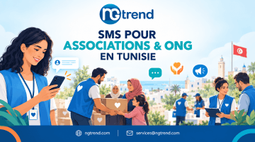 SMS pour associations et ONG en Tunisie | NG Trend Meta description : Collecte de dons, mobilisation de bénévoles, alertes terrain : découvrez comment le SMSing aide les associations tunisiennes à agir plus vite et à moindre coût.