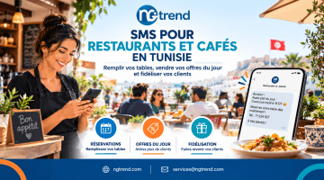 SMS pour restaurants et cafés en Tunisie | NG Trend